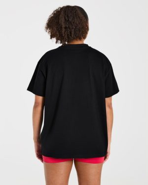 Legacy Lifts Oversized T-Shirt - Black: The Ultimate Blend of Comfort and Style