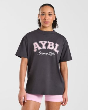 Legacy Lifts Oversized T-Shirt - Charcoal: The Ultimate Comfort & Style Fusion