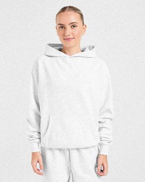 Lifestyle Oversized Hoodie - Heather Grey: The Ultimate Comfort Staple