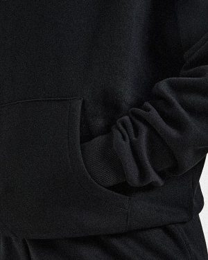 Lifestyle Oversized Hoodie - Black: The Ultimate Comfort Essential