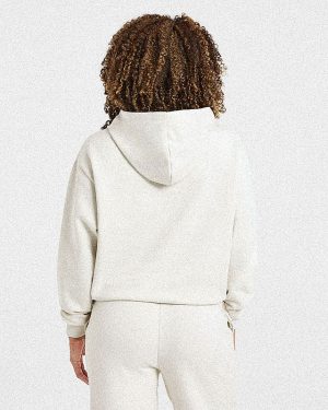 Lifestyle Oversized Hoodie - Off White: The Ultimate Comfort & Style Statement