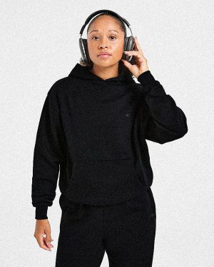Lifestyle Oversized Hoodie - Black: The Ultimate Comfort Essential