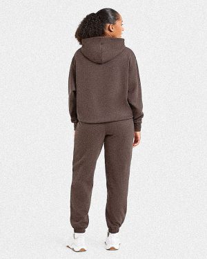 Lifestyle Oversized Hoodie - Umber Brown: The Ultimate Comfort & Style Solution