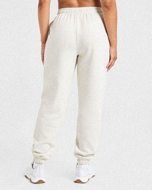 Lifestyle Oversized Joggers - Off White: The Ultimate Comfort Upgrade