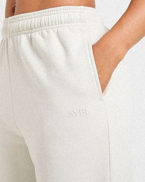 Lifestyle Oversized Joggers - Off White: The Ultimate Comfort Upgrade