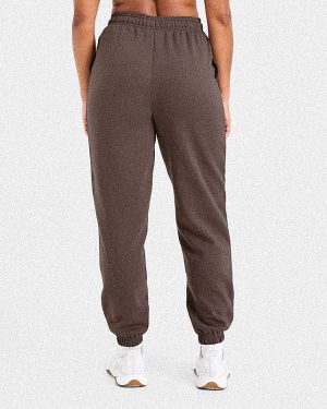 Lifestyle Oversized Joggers - Umber Brown: The Ultimate Comfort Solution