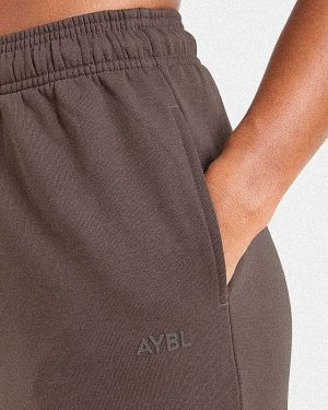 Lifestyle Oversized Joggers - Umber Brown: The Ultimate Comfort Solution