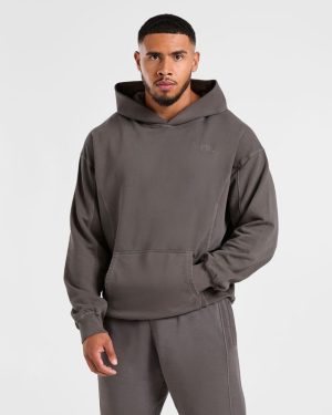 Lift Club Distressed Hoodie - Charcoal: The Ultimate Lifter's Essential