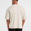 Lift Club Distressed Oversized T Shirt - Sand: The Ultimate Lifter's Essential