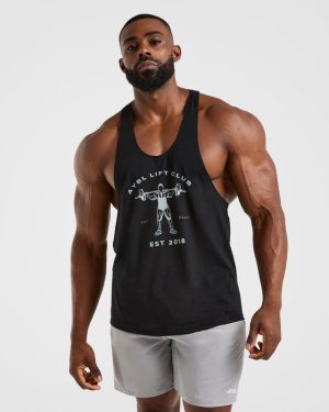 Lift Club Stringer - Black: The Ultimate Gym Essential