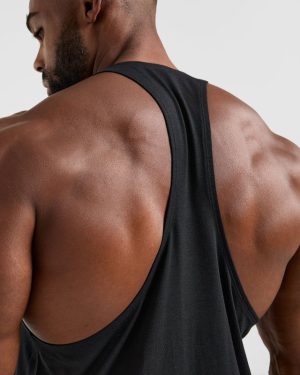 Lift Club Stringer - Black: The Ultimate Gym Essential