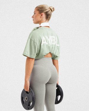 Lift Graphic Oversized T Shirt - Light Sage: The Ultimate Comfort & Style Statement