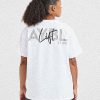 Lift Graphic Oversized T Shirt - White