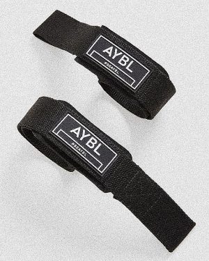 Professional Lifting Straps - Black