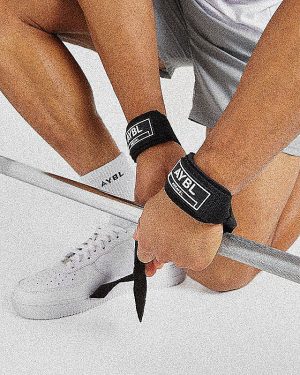 Professional Lifting Straps - Black