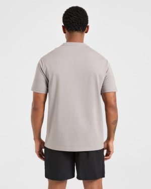 Essential T Shirt - Fog: The Ultimate Everyday Cotton Staple