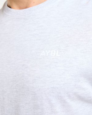 Essential T Shirt - Light Grey Marl: The Ultimate Everyday Staple