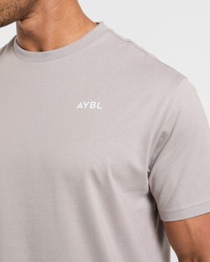 Essential T Shirt - Fog: The Ultimate Everyday Cotton Staple