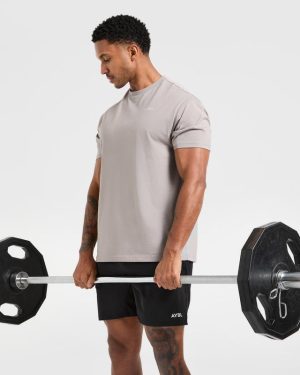 Essential T Shirt - Fog: The Ultimate Everyday Cotton Staple