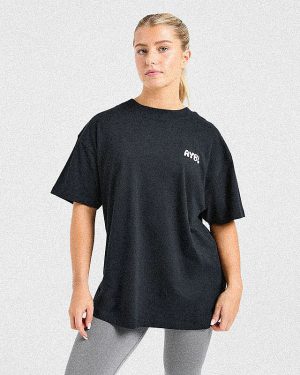 Mind Over Matter V2 Oversized T-Shirt - Black | Premium Comfort & Style