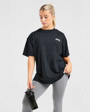 Mind Over Matter V2 Oversized T-Shirt - Black | Premium Comfort & Style