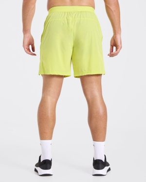 Motion Shorts - Lime Green: The Ultimate Hybrid Athlete Gear