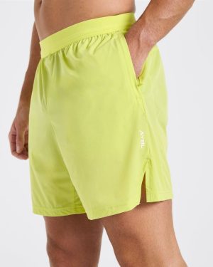 Motion Shorts - Lime Green: The Ultimate Hybrid Athlete Gear