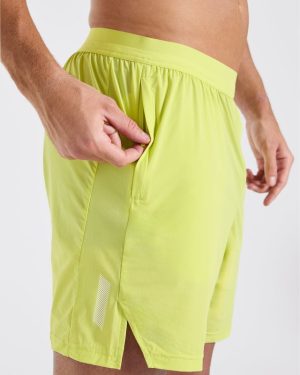 Motion Shorts - Lime Green: The Ultimate Hybrid Athlete Gear