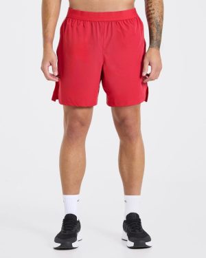 Motion Shorts - Red: Engineered for Hybrid Performance
