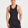 Muscle Ribbed Tank - Black: The Ultimate Gym Essential