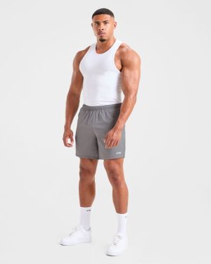 Muscle Ribbed Tank - White: The Ultimate Gym Essential
