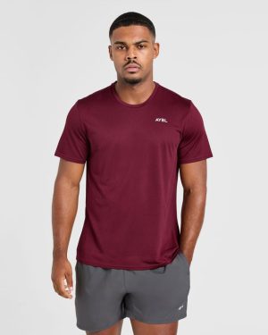 Origin T Shirt - Merlot Red: The Ultimate Performance Essential