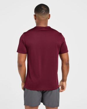 Origin T Shirt - Merlot Red: The Ultimate Performance Essential