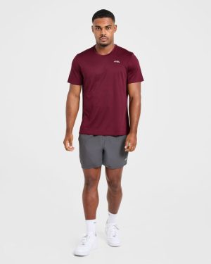 Origin T Shirt - Merlot Red: The Ultimate Performance Essential