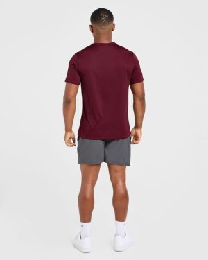 Origin T Shirt - Merlot Red: The Ultimate Performance Essential
