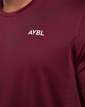Origin T Shirt - Merlot Red: The Ultimate Performance Essential