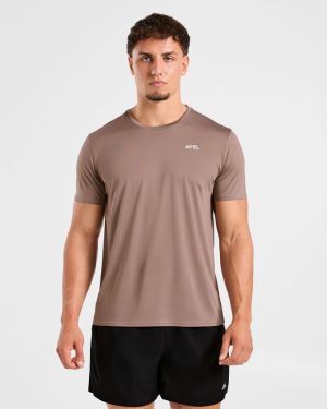 Origin T Shirt - Mocha Brown: The Ultimate Performance Essential