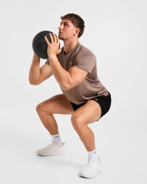 Origin T Shirt - Mocha Brown: The Ultimate Performance Essential