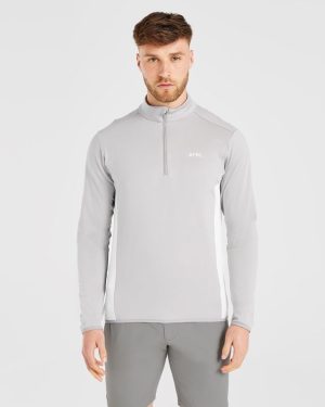 Performance 1/4 Zip Pullover - Grey: The Ultimate Layering Essential