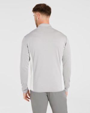 Performance 1/4 Zip Pullover - Grey: The Ultimate Layering Essential