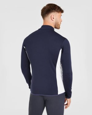 Performance 1/4 Zip Pullover - Navy: The Ultimate Golf Layering Essential