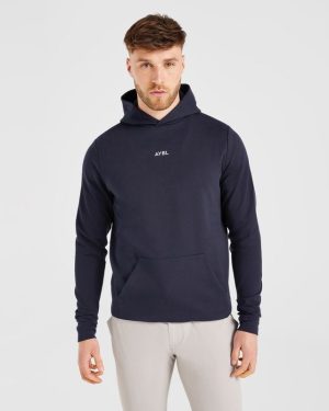Navy Performance Golf Hoodie - Elite Stretch & Comfort