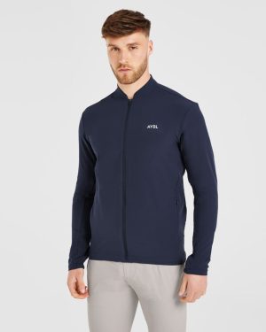 Performance Lightweight Windbreaker - Navy: The Ultimate Golf Layer