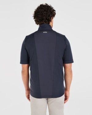 Performance Padded Gilet - Navy: The Ultimate Golf Layering Essential