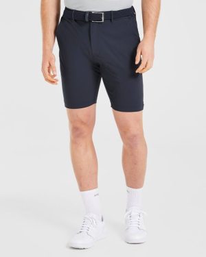 Navy Performance Golf Shorts: Engineered for Precision and Comfort