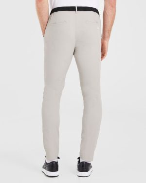 Premium Stone Grey Performance Trousers for Golf