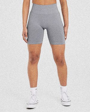 Power Seamless Cycling Shorts - Grey: The Ultimate Performance Essential