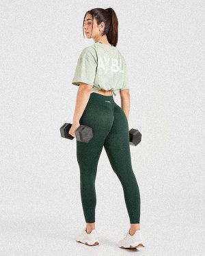 Power Seamless Leggings - Evergreen: The Ultimate Performance Wear