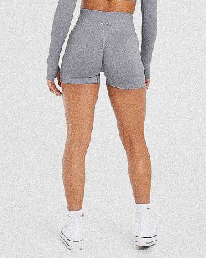 Power Seamless Shorts - Grey: The Ultimate Squat-Proof Performance Wear