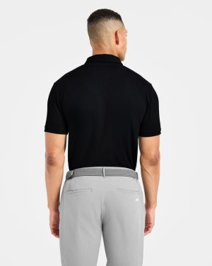 Precision Polo - Black: The Ultimate Golf Performance Shirt